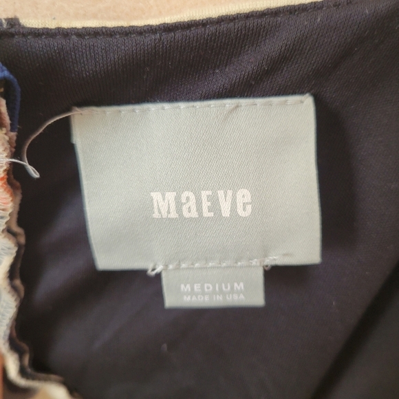 Anthropologie Maeve Capelle Multicolored Abstract Sleeveless Dress in M - Picture 9 of 11